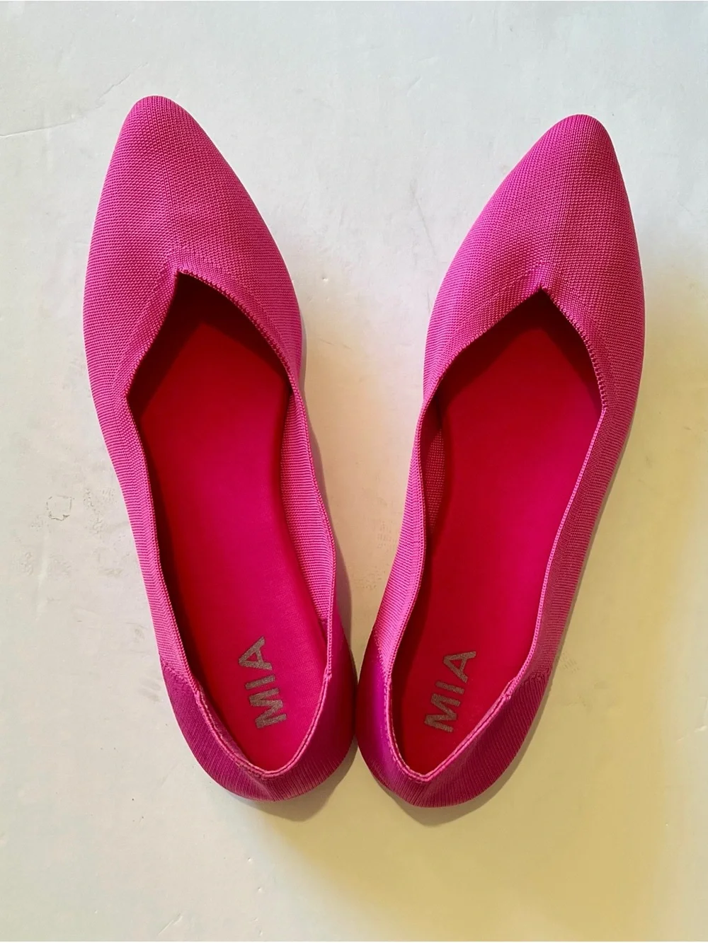 MIA Kerri Pointed Toe Flat Shoes in Hot Pink US Women’s 8.5